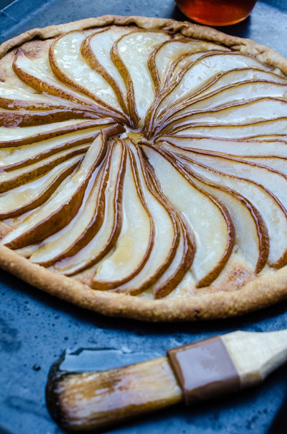 Quick and Easy Pear Tart on www.virginiawillis.com