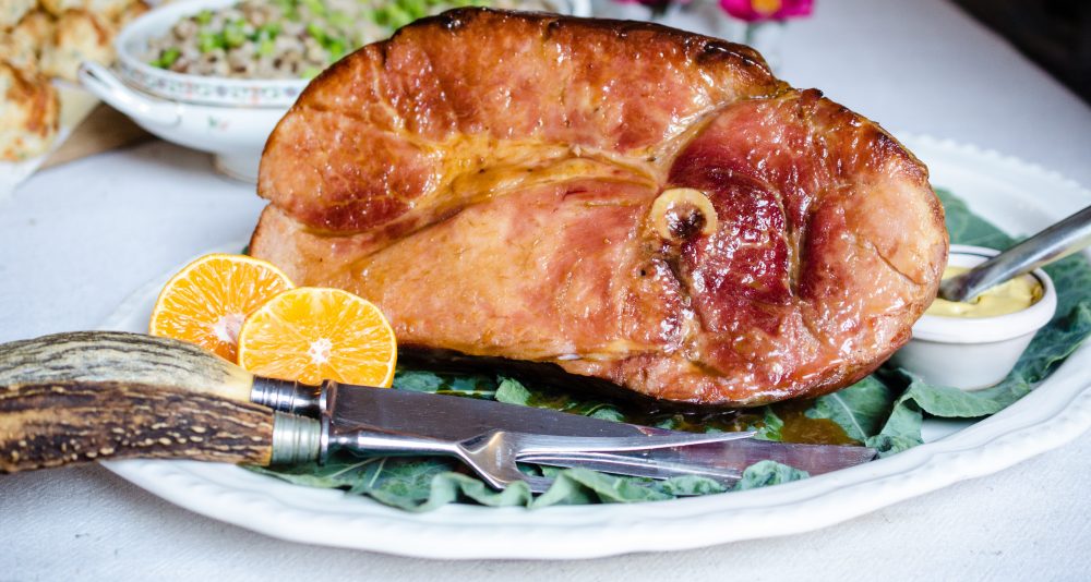 You are currently viewing Easter Dinner: Bourbon Glazed Ham