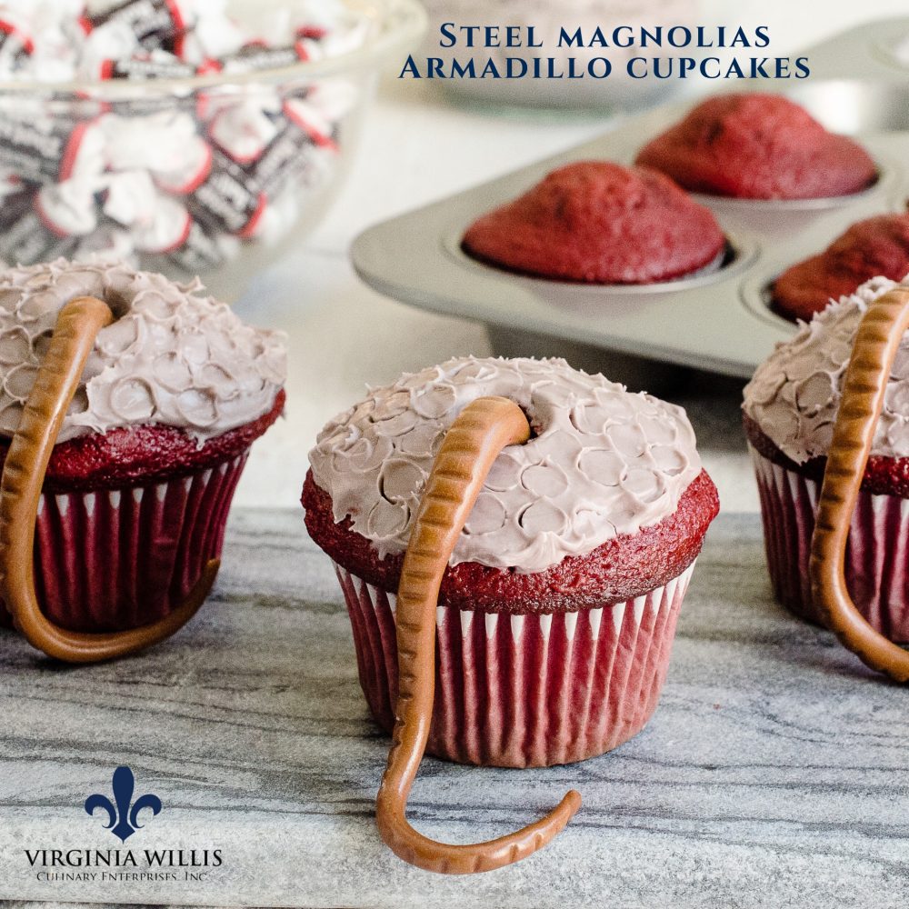 You are currently viewing Steel Magnolias Armadillo Butt Cupcakes