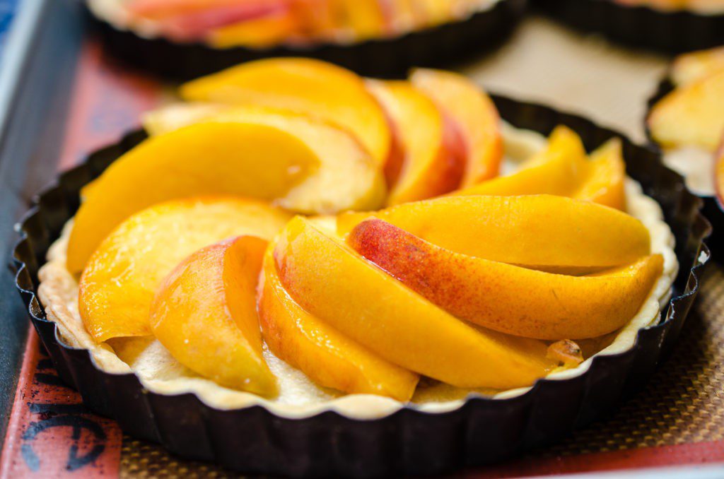 Make Ahead Almond Crumble Peach Tart 