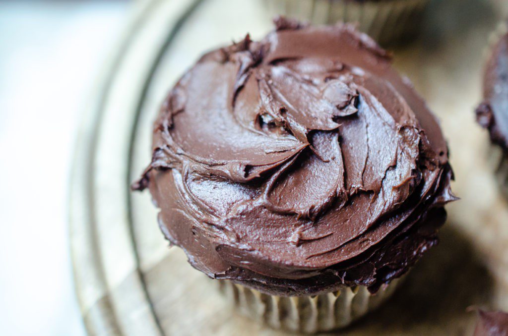 Best Cake Mix Chocolate Cupcakes - One Sweet Appetite