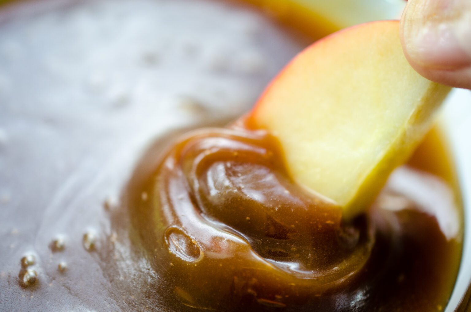 Picture of How to Make Homemade Caramel Sauce and Apple Dip - Virginia Willis