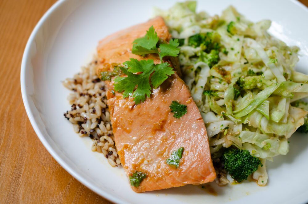 Easy Salmon Meal Prep Bowl - Eating Bird Food