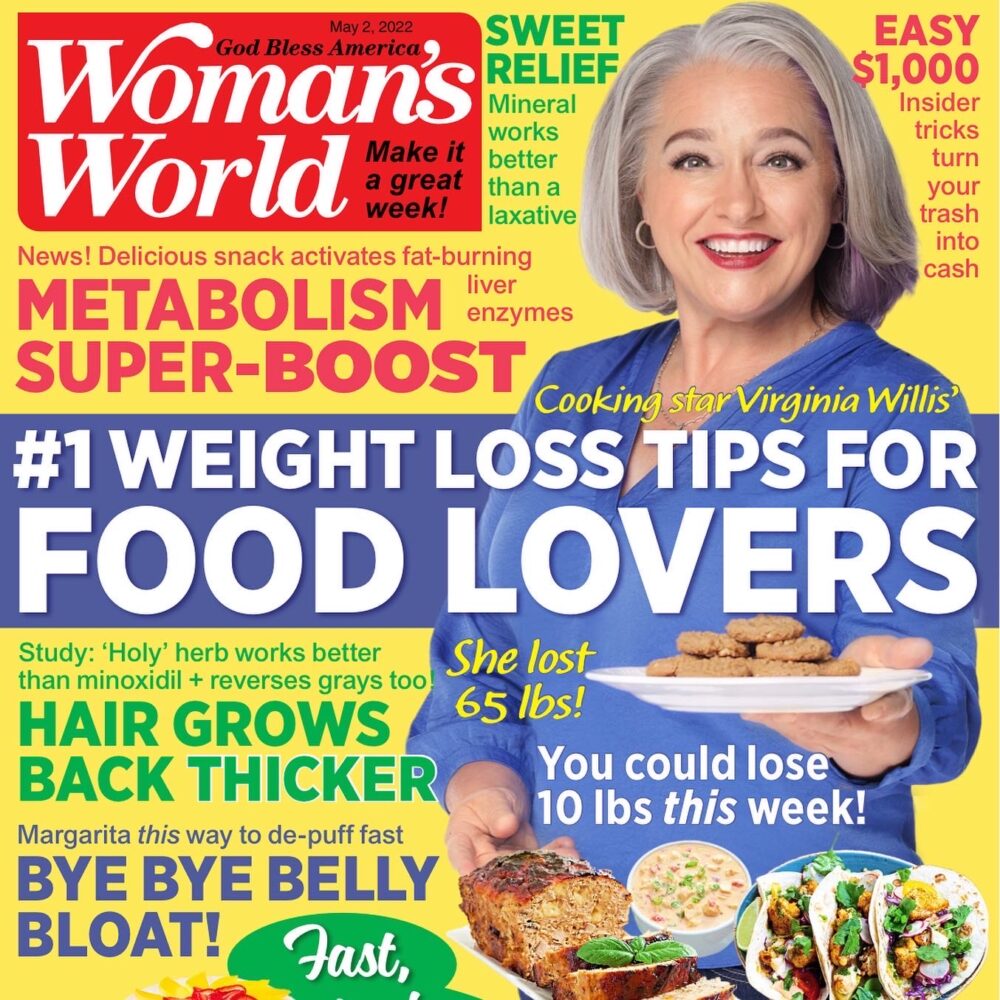 chef virginia willis on cover or woman's world