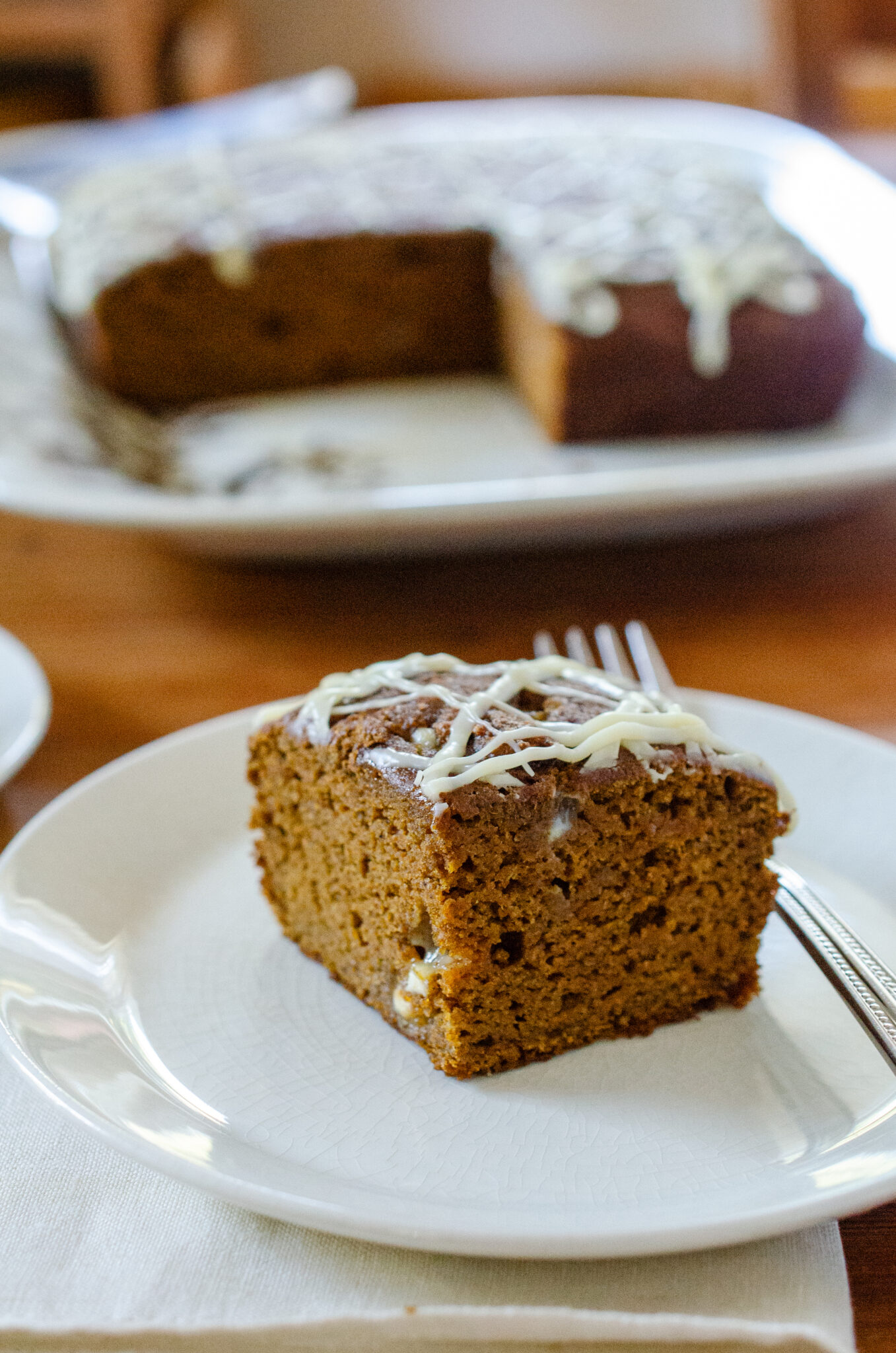 Pumpkin Gingerbread is a healthy good and good for you recipe from weight loss success story chef Virginia Willis on virginiawillis.com